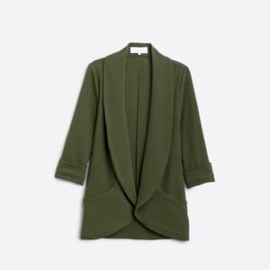 FRENCHMAUVE Melanie Knit Tunic Blazer